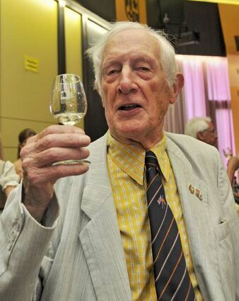 Tony Weedon beim Besuch des Winzerfests im Jahr 2014.