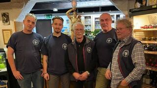 Die PSG Auerbach holte die Meisterschaft in der Luftpistole-Bezirksklasse B-II mit (v.l.) Stefan Amann, Alexander Amann, Dietmar Raulin, Victor Widiker und Hans Seibert (es fehlt Tobias Walz).