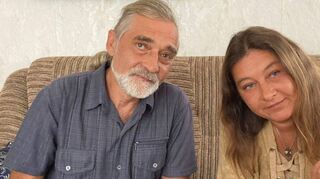 Sascha V. und seine Frau Alina D. aus Heppenheim sorgen sich um ihre in der Ukraine lebenden Verwandten und Bekannten.