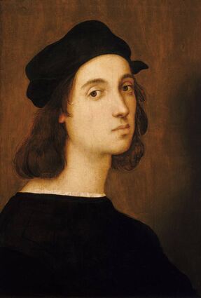 Der Renaissance-Maler Raffael auf einem Selbstporträt aus dem Jahr 1506. Um ihn drehte sich ein Vortrag bei den Riva-Freunden.
