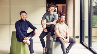 V.l.: David Biller, Florian Dyballa und Arbnor Raci vom Aivy-Gründerteam.