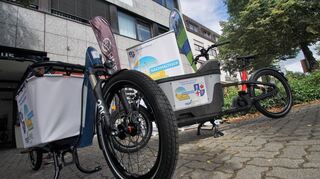 Lastenräder zum Testen ausleihen – das will der Kreis Interessenten schmackhaft machen, indem er einen Teil der Kosten übernimmt.