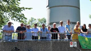 Mit einem Empfang am höchsten Punkt der Bergstraße – auf dem Melibokus – wurde an die Errichtung des ersten Turms auf dem Berggipfel vor 250 Jahren gedacht.