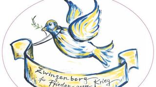 Der Erlös aus dem Verkauf der Friedentauben-Aufkleber durch den Förderkreis Kunst und Kultur kommt der Initiative „Save the Children“ zugute.