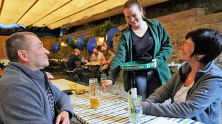 Der Bergsträßer Gastronomie – unser Bild entstand im Gasthaus „Zur Traube“ in Reichenbach – machen derzeit vielfältige Probleme zu schaffen.