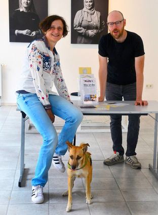 Wollen durch Kunst Begegnungen schaffen: Annette Dorothea Weber und Tobias Frindt.