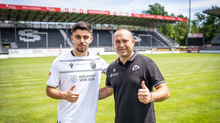 Der zentrale Mittelfeldspieler Abu-Bekir El-Zein spielte zuvor bei Borussia Dortmund - jetzt wechselt er zum SV Sandhausen.