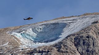 Der Marmolata-Gletscher im Norden Italiens wurde für elf Menschen zur Todesfalle.
