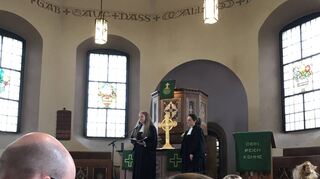 Einen Segensgottesdienst der Pfarrerinnen Marion Mühlmeier und Mareike von Nordheim in der evangelischen in Kirche Gadernheim richtete sich an werdende Eltern und ihre Angehörigen.