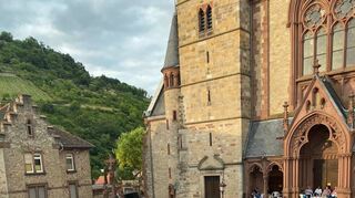 Die Heppenheimer Messdiener und die Pfadfinder hatten zum Open-Air-Kino geladen.