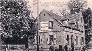 bfr, Wormser Straße,  Gasthaus ZUm Rosengarten, Mittwoschsserie, Sammlung Hans-Reinhard Kühnreich, Repro: Thomas Neu