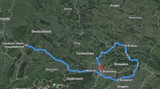 Die Interrail-Reise von Beate und Svenja, Mitarbeiterinnen der BAnane-Jugendredaktion, soll nach Österreich, Ungarn, Polen und in die Slowakei gehen.