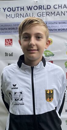 Levi Tritsch vom MSC Bensheim-Auer-bach hatte bei der Jugend-Weltmeister-schaft in Bayern einige starke Auftritte: Mit der Mannschaft holte er den WM-Titel, in drei weiteren Disziplinen erzielte er hervorragende Platzierungen.