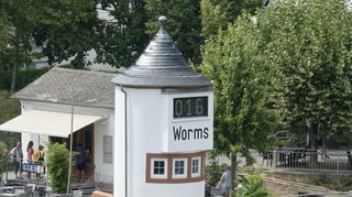 Der Rheinpegel bei Worms lag gestern Nachmittag bei 16 Zentimetern.