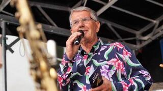 Bruno Weis – Gründer und Chef der Original Blütenweg Jazzer – ist künstlerischer Leiter des Bergsträßer Jazzfestivals, er koordiniert und moderiert.
