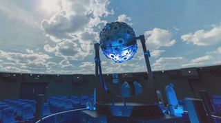 Das Planetarium lädt zur neuen Show „Galaxis – Reise durch die Milchstraße“ im Kuppelsaal ein.