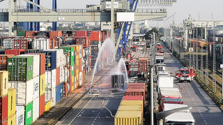 Am Dienstagnachmittag war auf einem Werksgelände im Mannheimer Mühlauhafen Gefahrgut aus einem Seecontainer ausgetreten.
