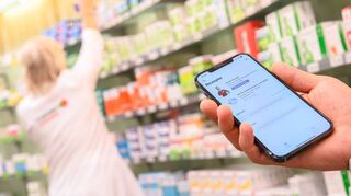 So sieht die geöffnete App „Das E-Rezept“ auf dem Smartphone aus.