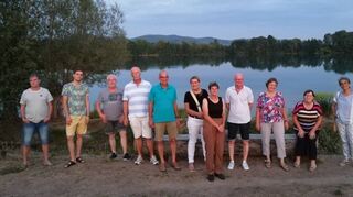 Die Bensheimer Grünen besuchten den Angelverein an der Erlache und das Naturschutzzentrum Bergstraße.