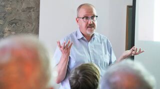 „Und nach den Kelten?“ lautete der Titel des Vortrags von Archäologe Thomas Becker im Museum.