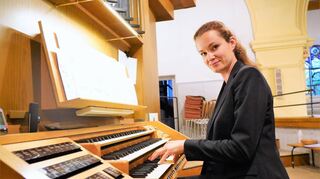 Antonina Krymova gastierte beim zweiten Konzert der Bensheimer Orgelwochen in der Michaelskirche.