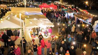 In diesem Jahr soll es wieder einen Weihnachtsmarkt im Auerbacher Kronepark geben – so wie zuletzt im Jahr 2019.