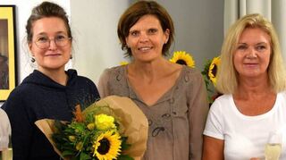 Die Organisatorinnen Violeta Sophiané-Kleinschmidt, Katrin Bremer, Claudia Ebner und Claudia Heeb.
