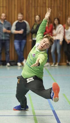 Kaum zu überwinden: Groß-Rohrheims Torwart Alexander Wägerleließ die Erbacher Angreifer ein ums andere Mal verzweifeln.