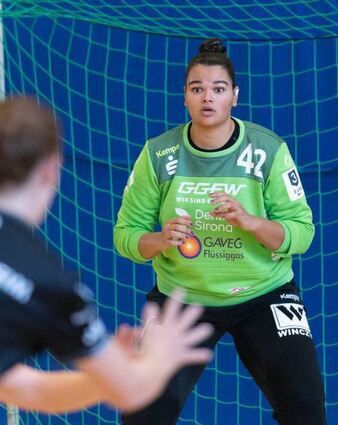 Leonie Moormann war erneut ein starker Rückhalt für die Junior-Flames.