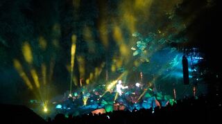 2019 flimmerten zum bisher letzten Mal die Laserlichter bei „Felsenmeer in Flammen“ über die Steine.