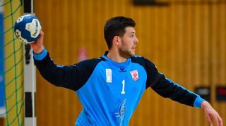 Friedrichsfelds Torhüter Luca Schmitt wollte eigentlich kürzer treten, unterbricht seine Handball-Pause aber aufgrund der personellen Probleme des TVF.