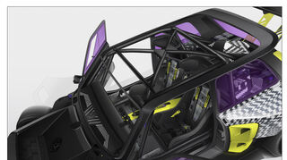 mid Groß-Gerau - Basis für den R5 Turbo 3E bildet ein Rohrrahmen, ergänzt durch einen flachen Boden sowie einen von der FIA zugelassenen Überrollbügel.