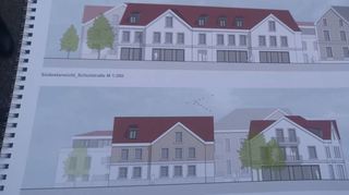 Der Plan für die Bebauung der Baulücke in der Schul- und Stiftstraße.