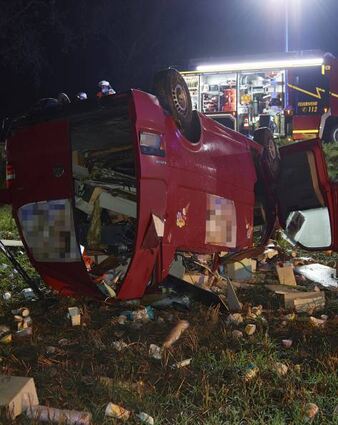 Nach dem schweren Unfall auf der B 44 bei Bobstadt ist der 70-jährige Fahrer seinen dabei erlittenen Verletzungen erlegen.