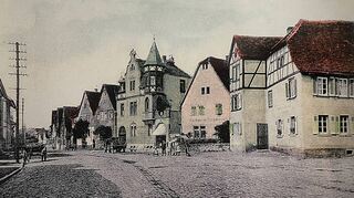 bfr, Darmnstädter Straße Zwingenberg, Bild : Geschichtsverein Zwingenberg