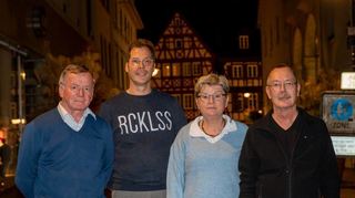 Das Vorstandsteam der FWG (v.l.): Jürgen Beck, Andreas Scharff, Liane Frahs und Vorsitzender Peter Leisemann.