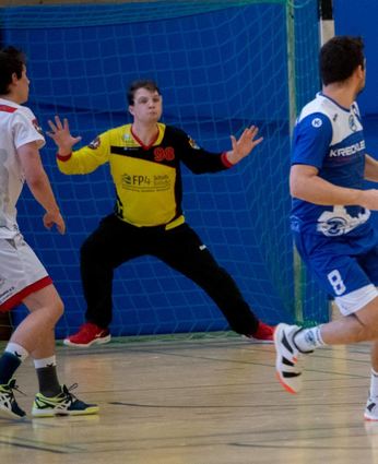 Torwart Daniel Kester fehlt den Bensheimern am Sonntag im Derby gegen den HC VfL Heppenheim.