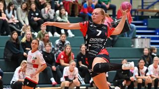 Lotta Heider steuerte sieben Treffer zum 31:25-Sieg der Flames im DHB-Pokal in Solingen bei und war gemeinsam mit Lucie Kretzschmar beste Werferin der Gäste.