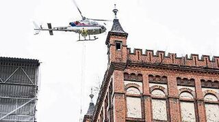 Der Turm der denkmalgeschützten Hildebrand’schen Mühle in Weinheim soll im Zuge der Bauarbeiten gesichert werden, kann aber nicht genutzt werden.