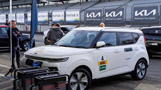 mid Hockenheim - Mobile Schnellladegeräte sicherten beim 24-Stunden-Rennen Chancengleichheit.