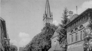 bfr, Darmstädter Straße bei der Michaelskirche, Mittwochsserie, ,, Bild: unbekannt