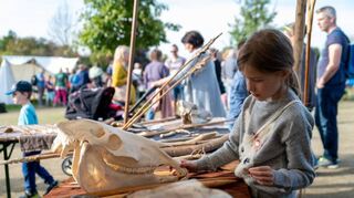 Auch für Kinder gab es beim Herbstfest in Lorsch einiges zu entdecken. Spiele und Aktionen kamen bei den Jungen und Mädchen gut an.