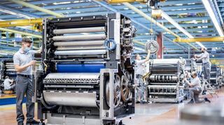 Blick in die Produktion im Stammwerk Wiesloch-Walldorf.