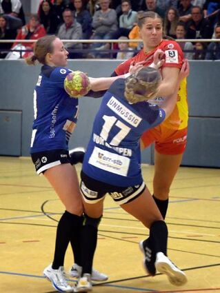 Nina Rädge erzielte drei Tore beim HSG-Erfolg in Pforzheim.