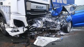 Unfall A67 Auffahrt Lorsch Richtung Viernheim.