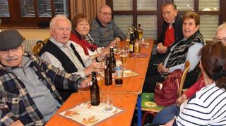 Das Schlachtfest der Germania ist beliebt und viele freuten sich, dass es nach der Corona-Pause nun im Vereinsheim wieder ausgerichtet werden konnte.
