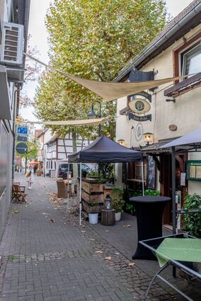 Der Blick in die Straße Am Rinnentor.