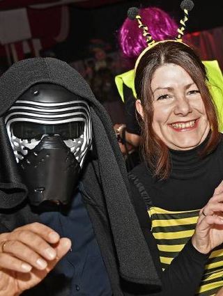 An Star Wars führte kein Weg vorbei: Adil und Ulrike Oyan bei der Funken-Fastnacht 2018.