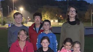 Eine Gruppe des Schwimmclubs Heppenheim hat das Sportabzeichen absolviert.