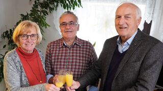 Winterkasten, Günther Gerisch, 80. Geburtstag, 14.12.2022; Foto: Thomas Zelinger